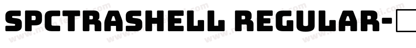 spctrashell regular字体转换
